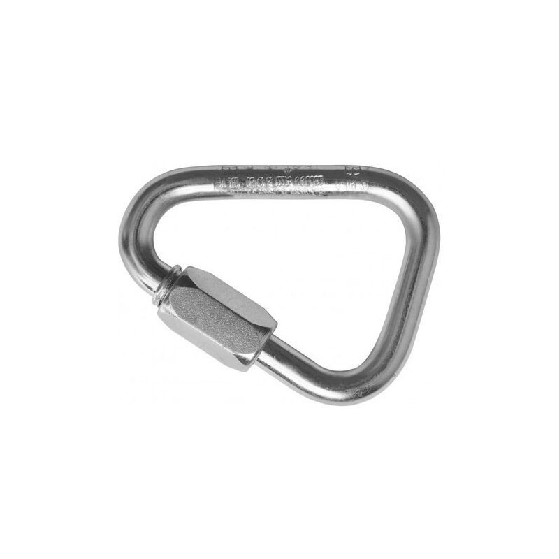 Stainless steel Delta snap hook with screw opening 4,5mm OS0887504