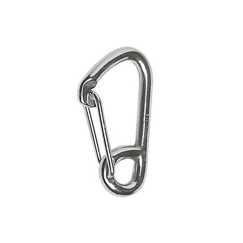 Stainless steel wide opening snap hook 100mm OS0918510