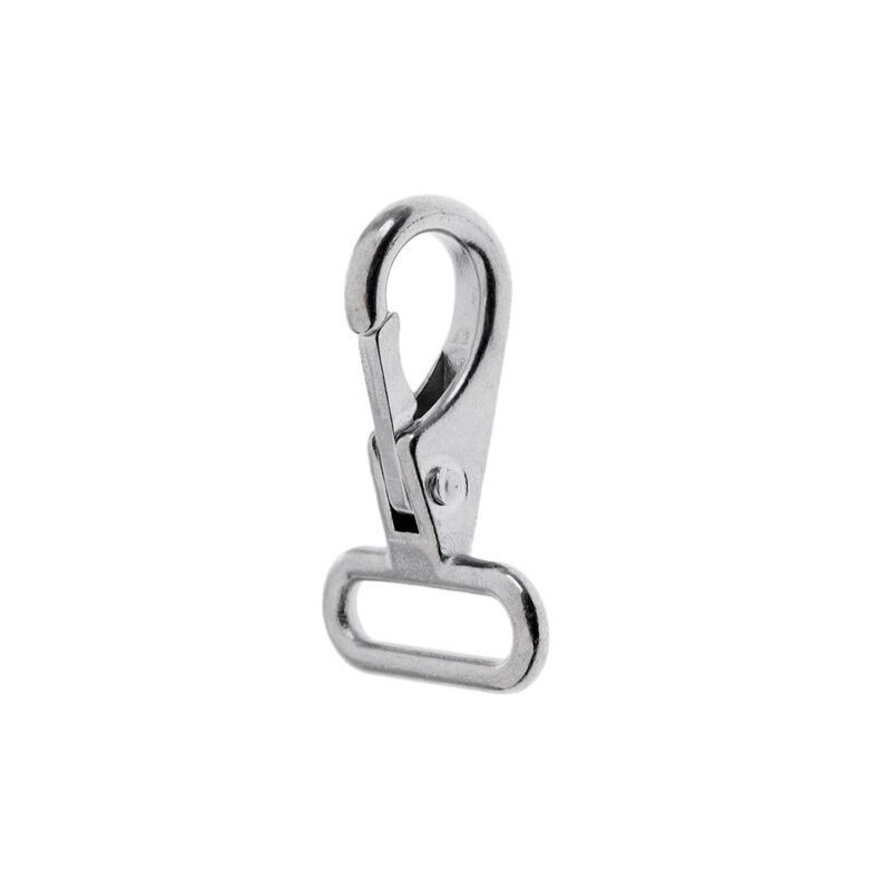 Stainless steel snap hook for webbing 25mm 10 piece pack OS0925000