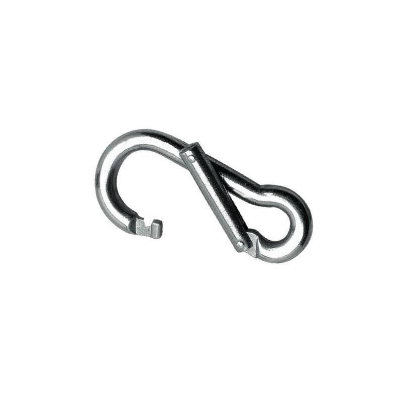 Stainless steel snap hook with asymmetric opening 100mm OS0959010