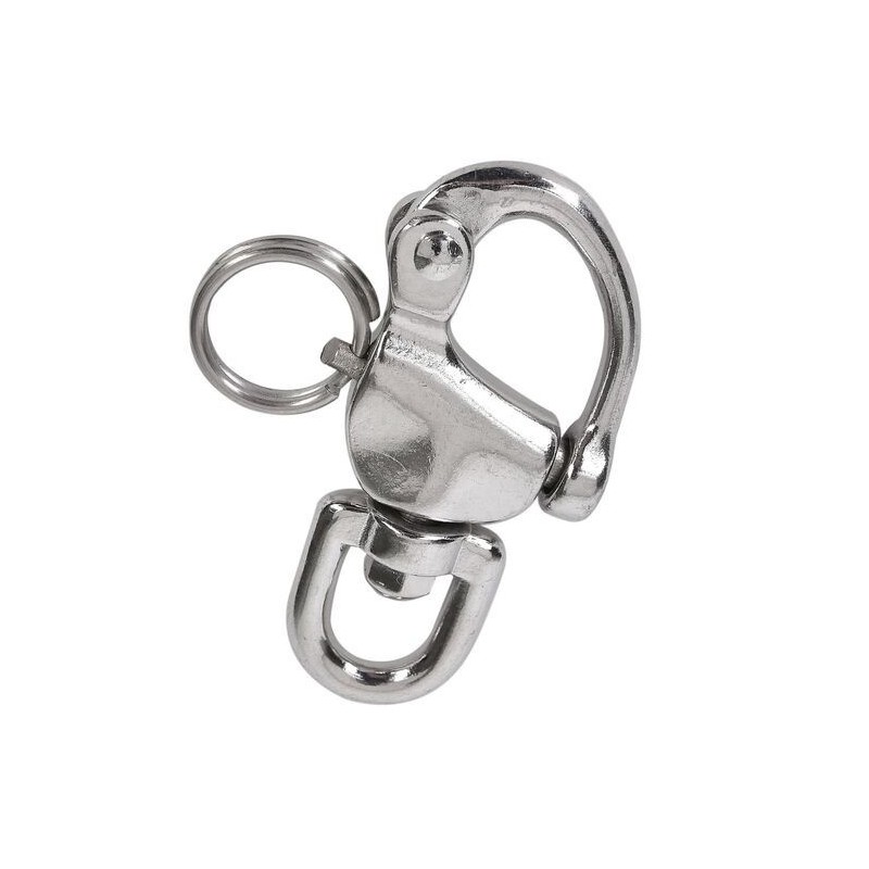 Stainless steel snap shackle for spinnaker 128mm OS0984513