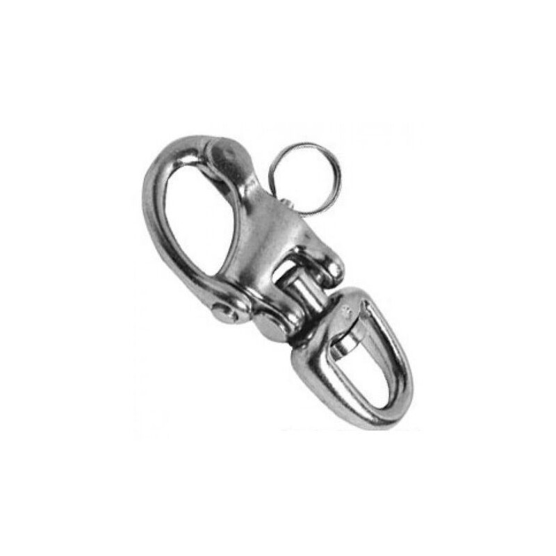 Stainless steel double joint snap shackle for spinnaker 82mm OS0984601