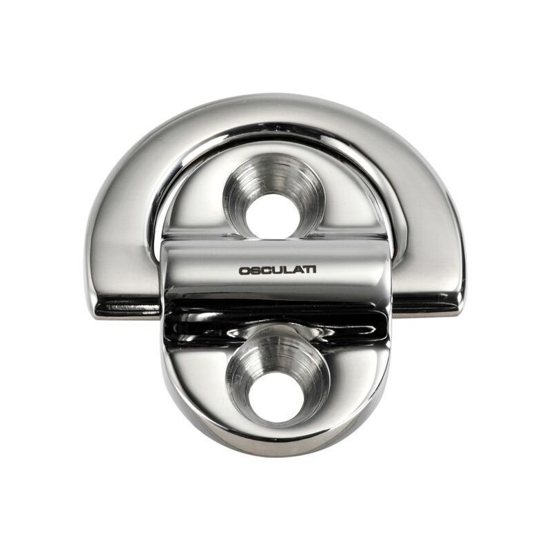 Folding pad eyes with HR forged eye 45x46mm Ring Ø 6mm 2 bore OS3987000