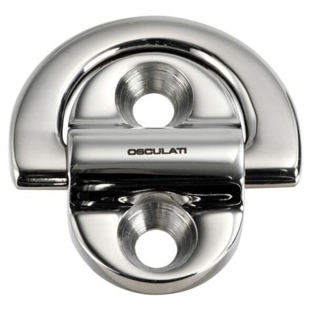 Folding pad eyes with HR forged eye 45x46mm Ring Ø 6mm 2 bore OS3987000