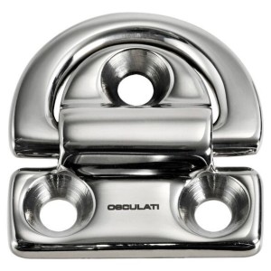 Anello abbattibile Pad eye Medio 77x75mm Anello 10mm OS3987003-40%