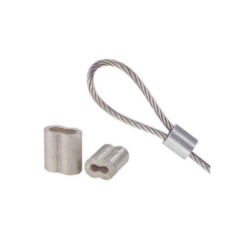 Manicotto in rame zincato per cavi da Ø10 mm N41442900029-40%