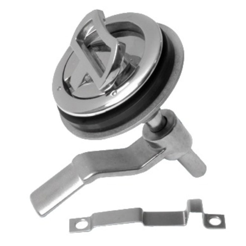 Stainless Steel Flush handle and locker for floors Hole 50mm N61441741511