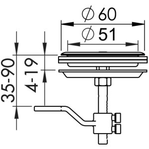 Alzapagliolo con serratura 60mm OS3815202-18%