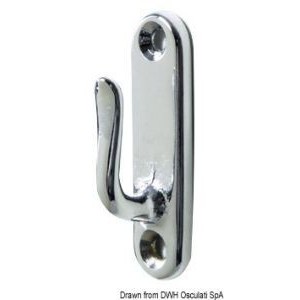 Stainless steel hook 55x15xH18 mm N61742500507