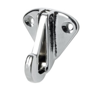 Chrome plated brass plate with snap shackle N61742500508