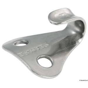 Stainless steel hook Curved base for pipe OS3729001