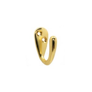 Gancio appendiabiti singolo in Ottone 15x40mm Oro MT0335601-5%