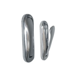 Appendiabito a scomparsa in ottone lucido 75x25mm OS3810402-0%