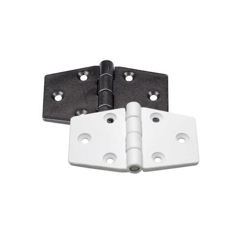 Plastic hinge 60x95 mm White colour N60242240502B