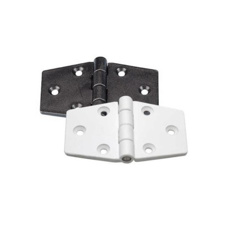Plastic hinge 60x95 mm White colour N60242240502B