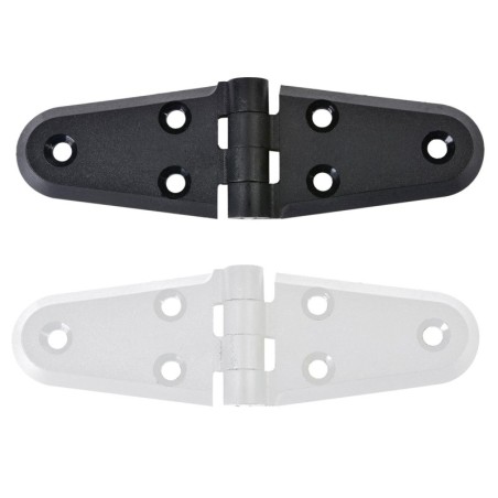 Plastic hinge 40x110 mm Black colour N60242240505N