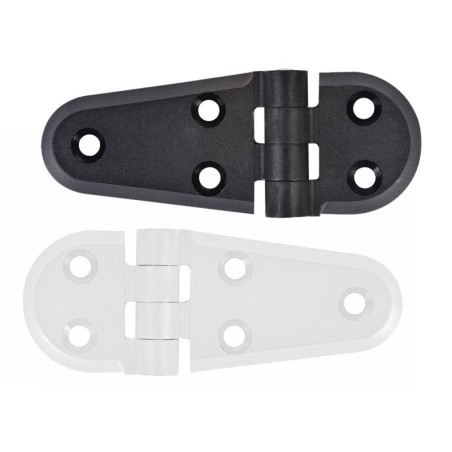 Plastic hinge 40x108 mm Black colour N60242240508N