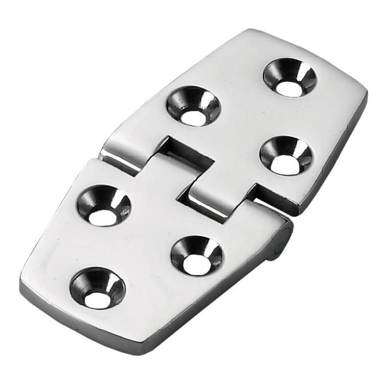 Stainless steel Cast Hinge with flush pin 38x74mm Thickness 5mm OS3828700