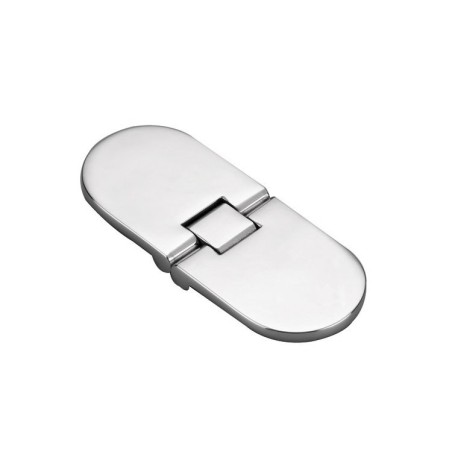 Cerniera Inox Ovale Cieca Microfusa con prigionieri 5mm 100x40x4mm OS3829020-18%