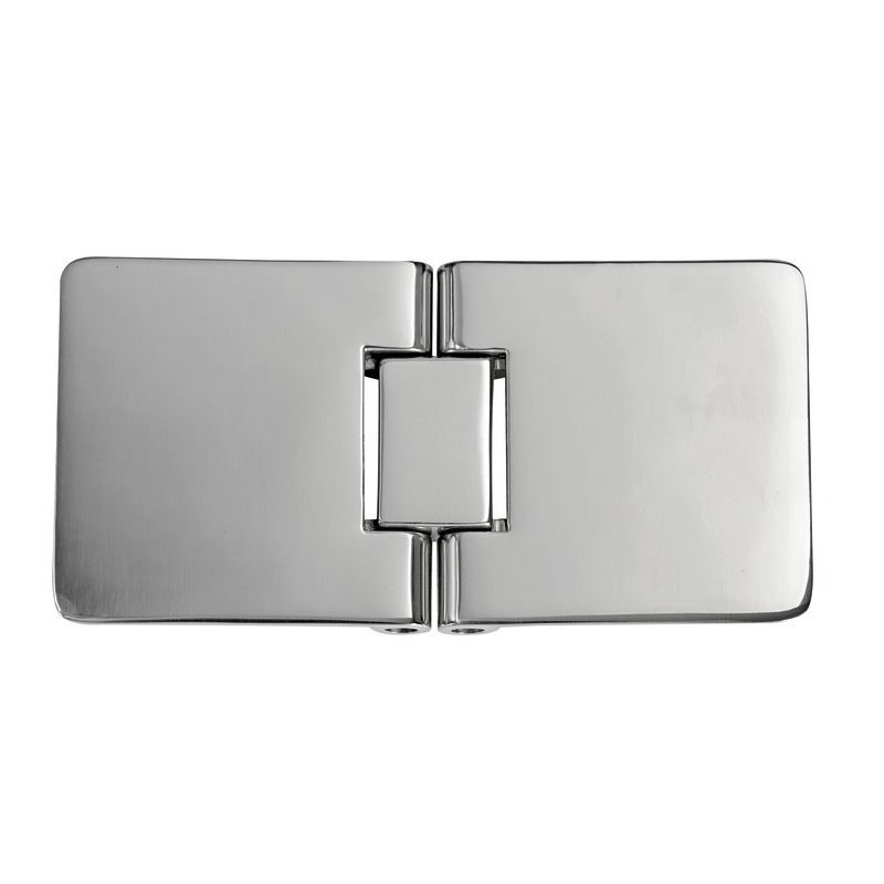 Stainless steel blind microcast rectangular hinge with studs 140x70mm OS3829030