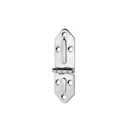 Stainless steel Chromelux Corner Hinge 127x40mm Thickness 2.5mm OS3844400