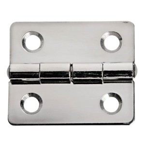 Morror polished stainless steel Rectangular hinge 38x33mm 1.3mm OS3846780