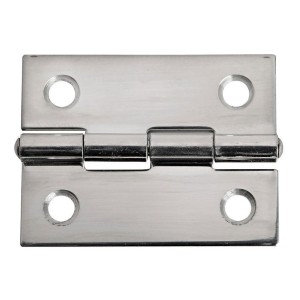 Mirror polished stainless steel Rectangular hinge 51x51mm 1.3mm OS3846783