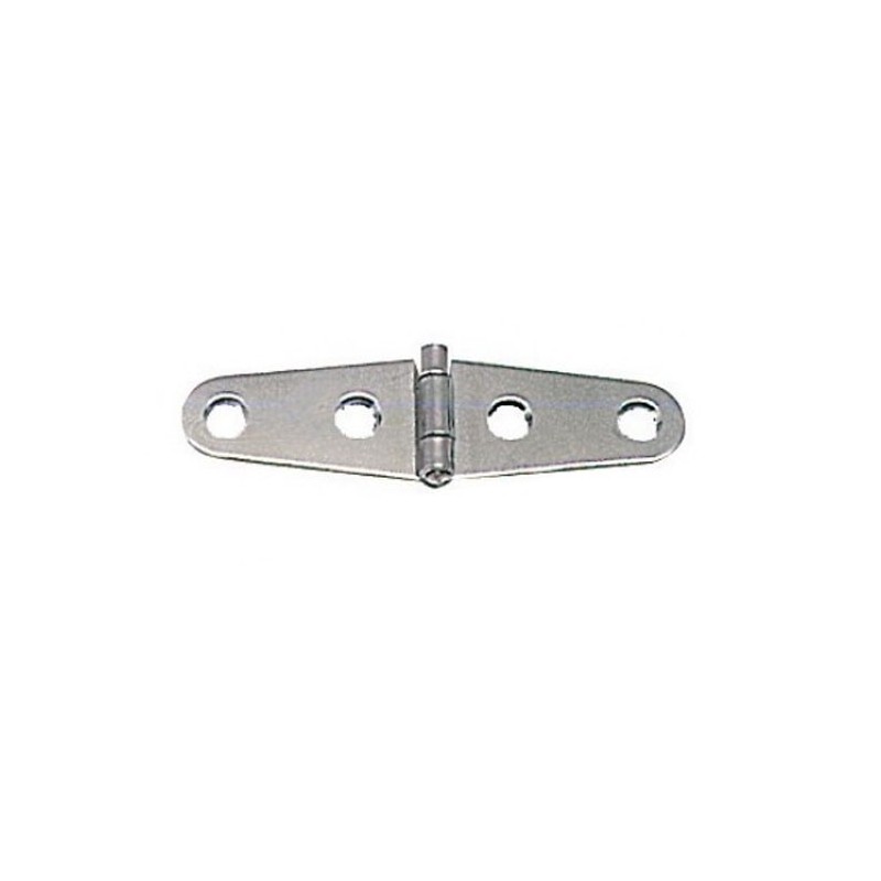 Stainless steel mirror polished hinge - 101x27mm Thickness of 1.7mm OS3846790