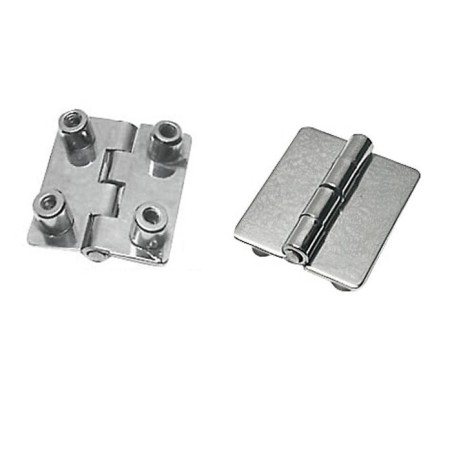 St.steel trapezoidal hinge 51x45mm Thickness 1.7mm Bushings 4 no screws OS3882102