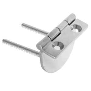 Precision-cast AISI 316 stainless steel hinges 72x65x4mm for cockpit openings OS3886325