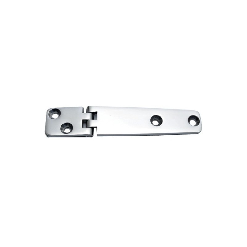 Cerniera in acciaio inox rettangolare Apertura a 95° 141x29x4mm OS3886340-0%