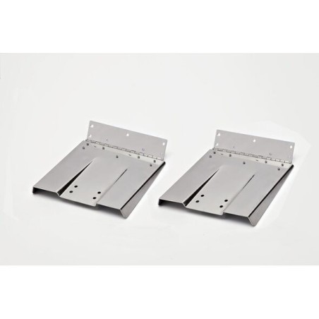 Uflex P99 Pair Mirror Polished Stainless Steel trim tab blades 9"x 9" 5UF41844N
