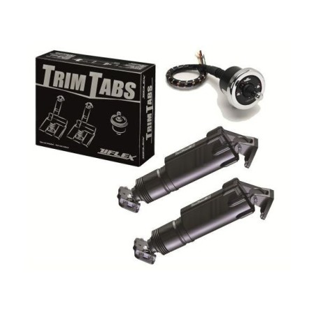 Uflex MTC 12-CH Electromechanical Trim Tabs Set 2 AC 12VDC Actuators + 1 joystick UF43043M