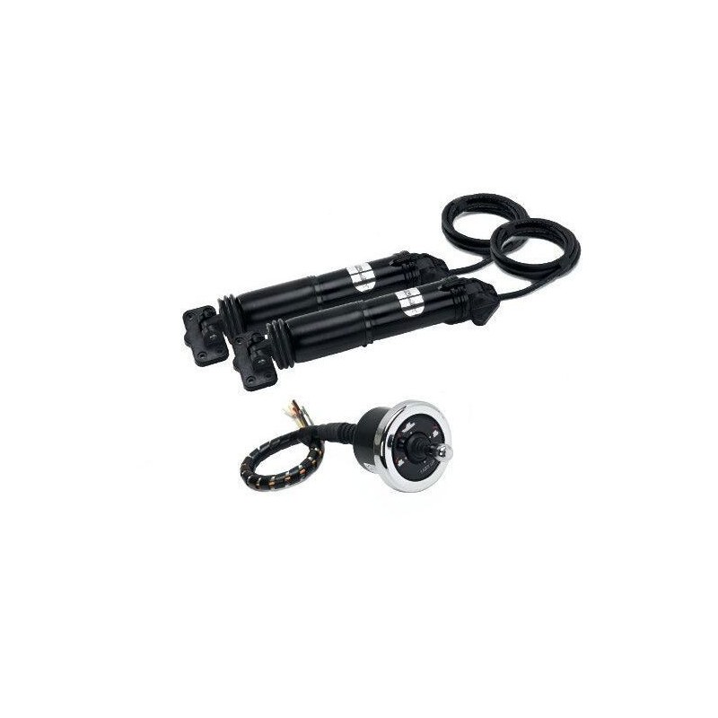 Uflex MTS12-CH-LP Trim Tabs Set 2 AS 12VDC Actuators + 1 FLAP low profile joystick UF43251V