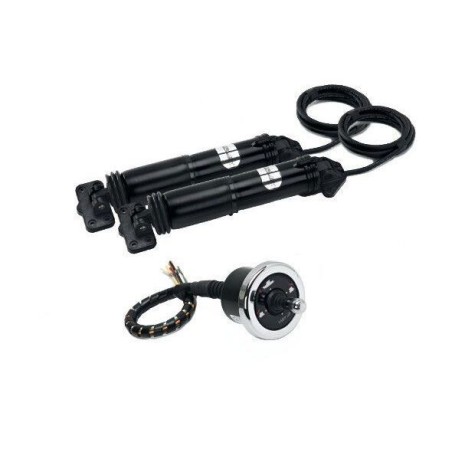 Uflex MTS12-CH-LP Trim Tabs Set 2 AS 12VDC Actuators + 1 FLAP low profile joystick UF43251V