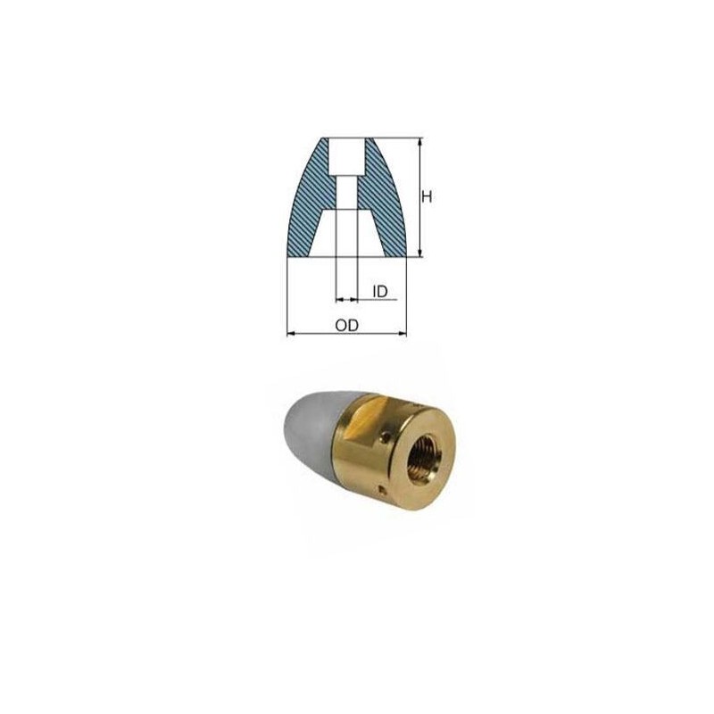 RIVA Prop D.35mm Anode with Brass - M24x2 N80605330304