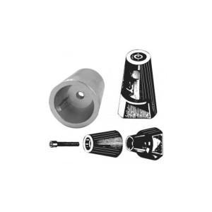 Anodo di Zinco ad Ogiva per Asse Elica ∅ 45 mm Filetto 40x3 mm OS4312246-18%