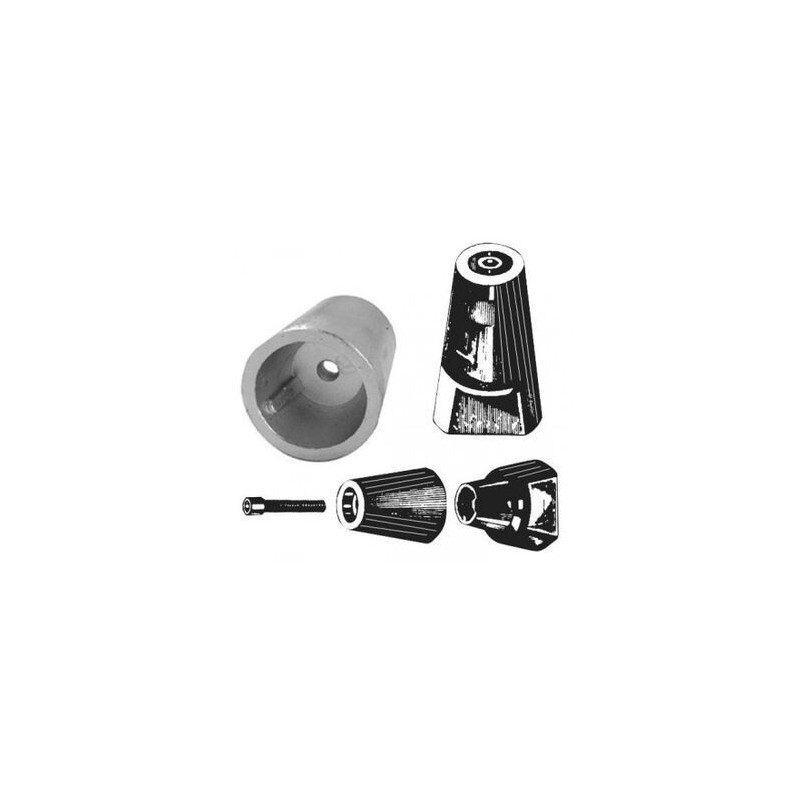 Anodo di Zinco ad Ogiva per Asse Elica ∅ 50 mm Filetto 36x3 mm N80605430156-18%
