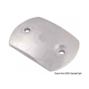 Anodo di Zinco a Piastra Bombata RENAULT MARINE 80x55 mm OS4360005-40%