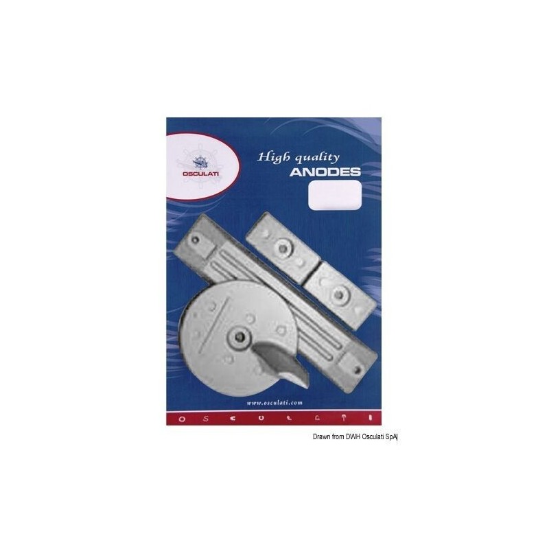 HONDA 75 - 225 Hp Kit Zinc Anodes 4 Pieces OS4329160