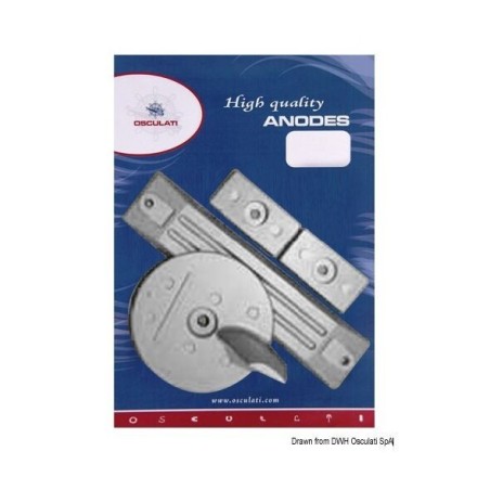 HONDA 75 - 225 Hp Kit Zinc Anodes 4 Pieces OS4329160