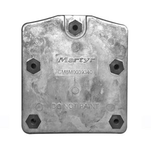 Anodo di Zinco a Piastra 8M0039340 MERCURY MERCRUISER N80607030599-10%