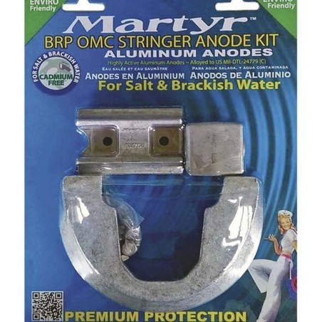 Kit anodi di Zinco per motori BRP OMC Stringer N80607030665-10%