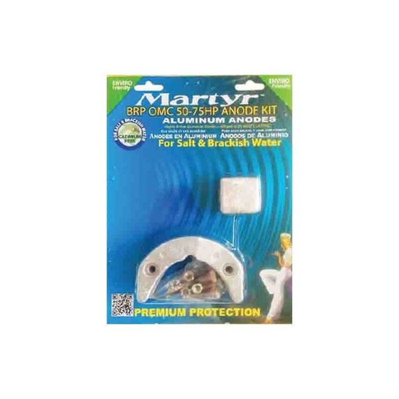 BRP OMC 50-75HP Zinc Anode Set N80607030670