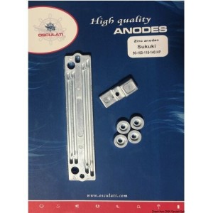 Kit 6 Pezzi Anodi di Zinco SUZUKI 90 - 140 Hp N80607730641-10%