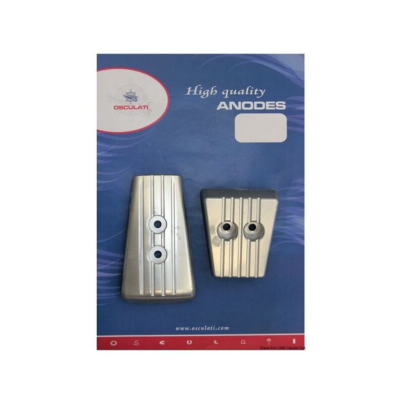 VOLVO SX A/DPS Kit Zinc Anodes 2 Pieces Interchangeables with the Original ones N80607230209