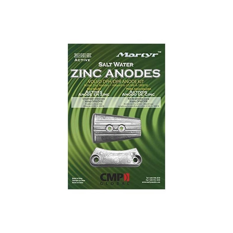 Kit Anodi di Zinco per motori Volvo DPH N80607230224-10%