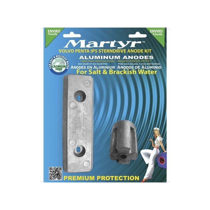 Kit Anodi di Zinco per motori Volvo Penta IPS SternDrive N80607230229-10%