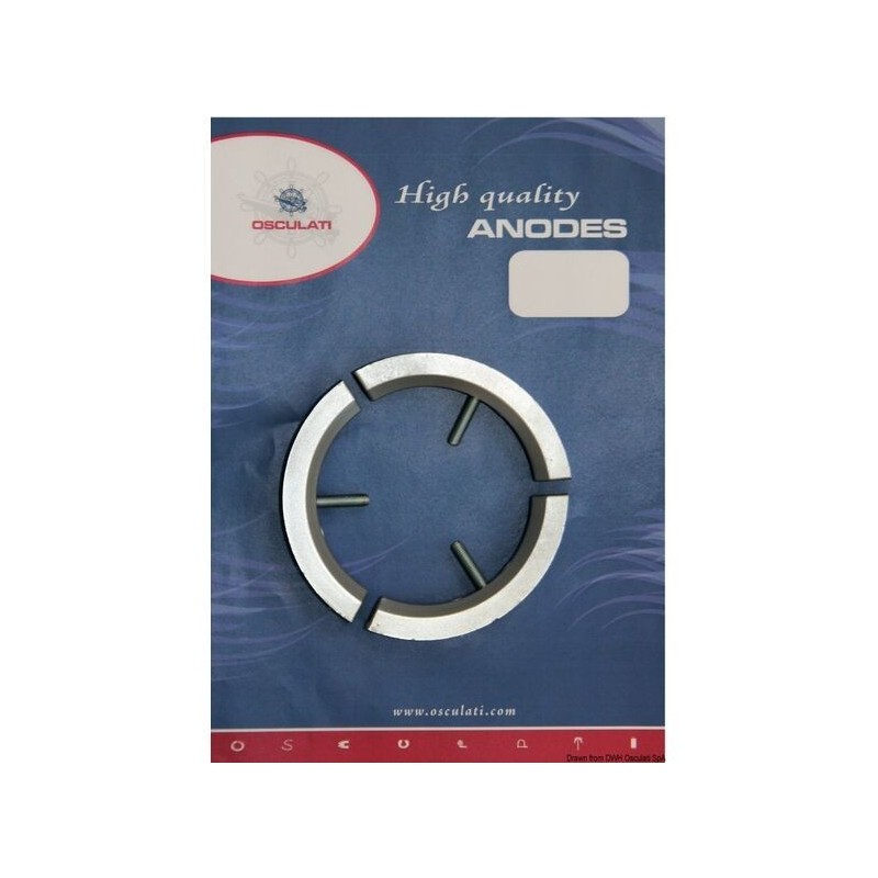 Kit Anodi di Zinco VOLVO Elica 3 Pale D2-55 Intercambiabili con gli Originali OS4334700-18%