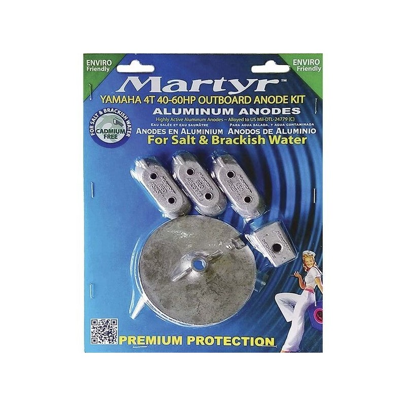 Kit anodi di Zinco per motori 4 Tempi 40-60 HP N80607430403-10%
